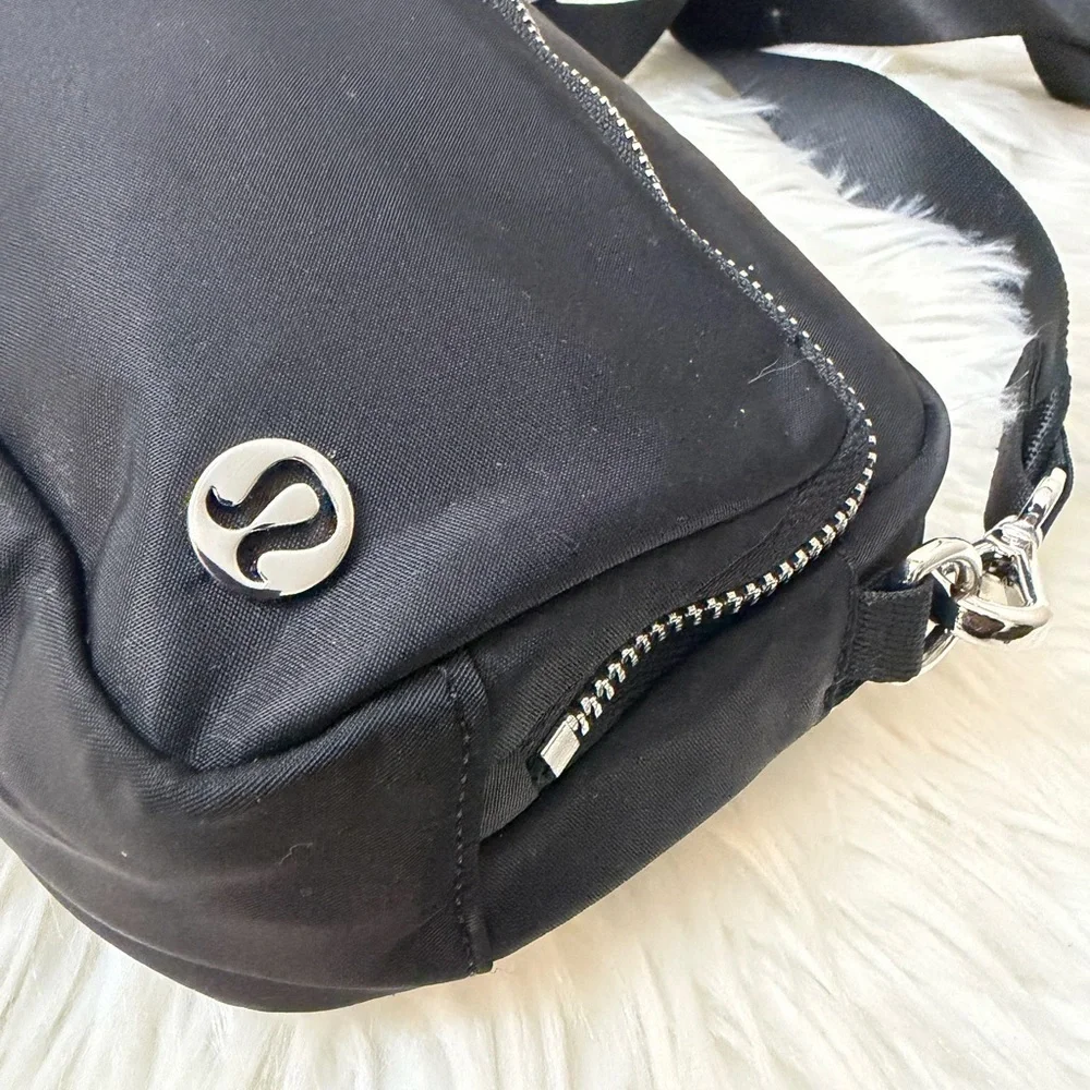 Lululemon Athletica Black Messenger Bag